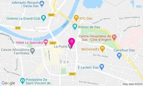 Localisation Sandra Laudouard