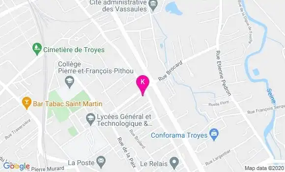 Localisation Camille Coste