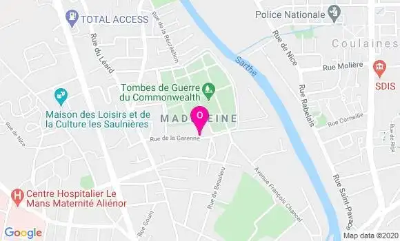 Localisation Thibault Bardin