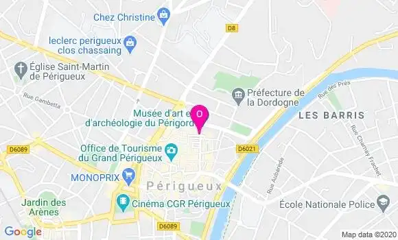 Localisation Amandine Robin
