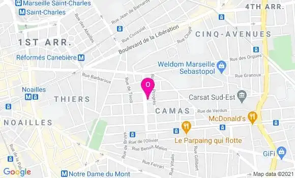 Localisation Serge Ridereau