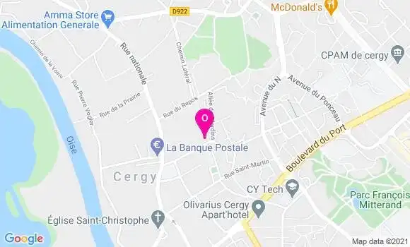 Localisation Emilie Duchene