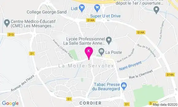 Localisation Elodie Radenne