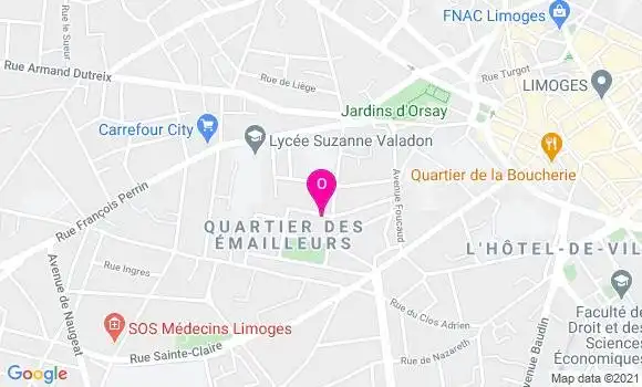 Localisation Mathilde Durand