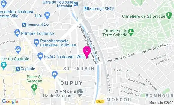 Localisation Jean Claude Lafabrie