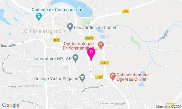Localisation Hugues Durand