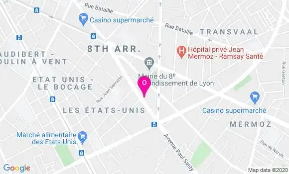 Localisation Suzanne Berthezene