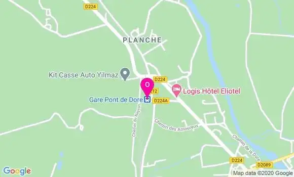 Localisation Amandine Berry