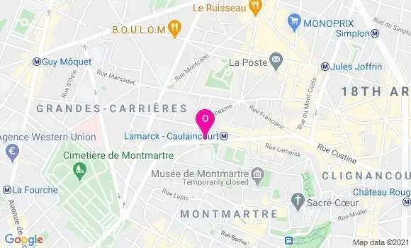 Localisation Ghislaine Gil