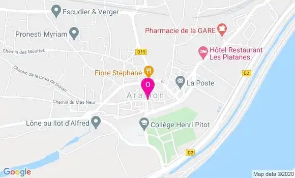 Localisation Coralie Gauthier