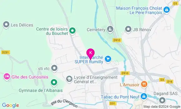 Localisation Alice Mercier
