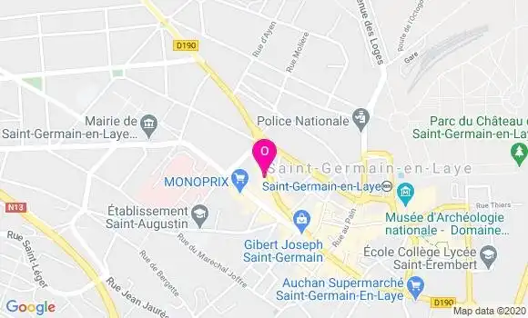 Localisation Eve Aubert