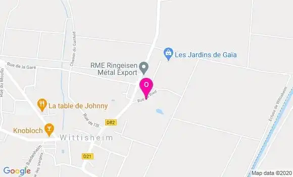 Localisation Mathias Weck