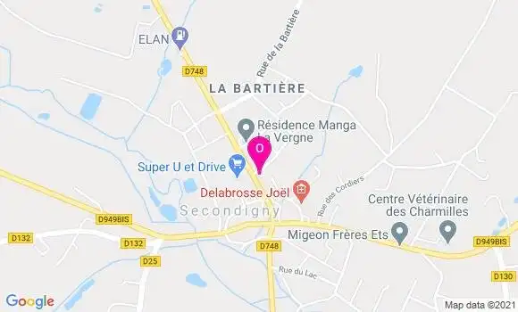 Localisation Typhaine Le Bonniec