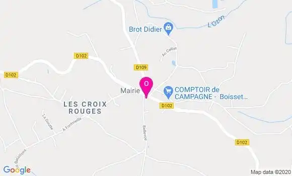 Localisation Gaelle Montet