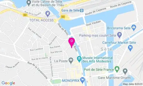 Localisation Geraldine Pinault