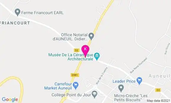 Localisation Marc Le Vilain