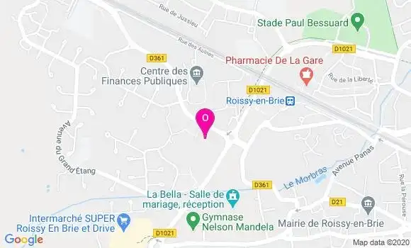 Localisation Blandine Auger