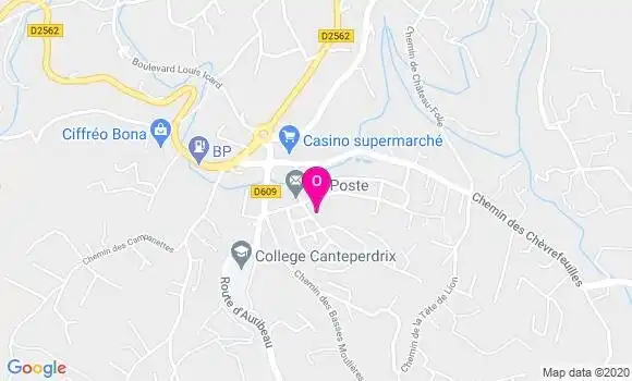 Localisation Marc Antoine Darses