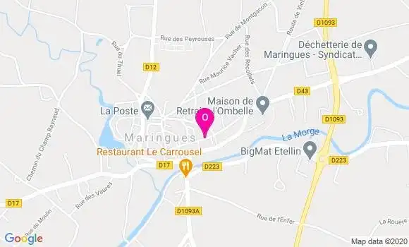 Localisation Hubert Claude Boute Makota