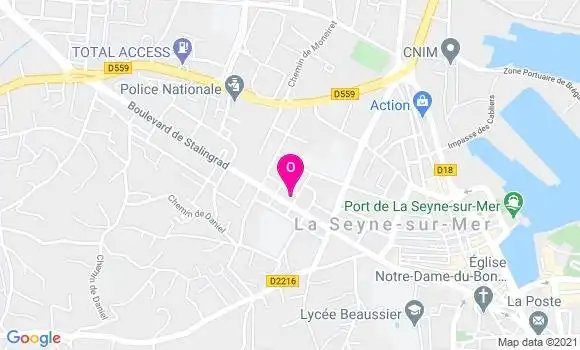 Localisation Myriam Kali
