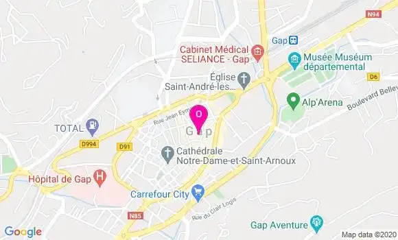 Localisation Odile Taverdet