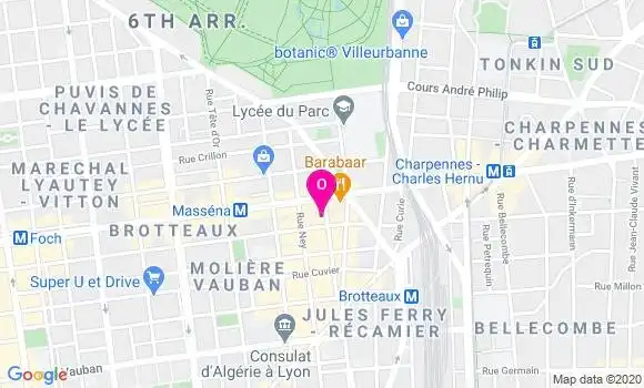 Localisation Dulcie Fenouillat
