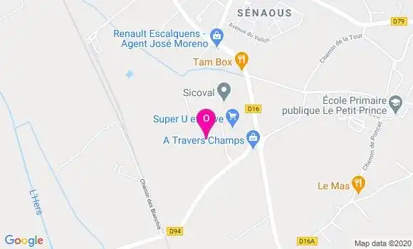Localisation Camille Duclau