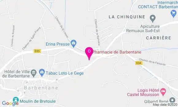 Localisation Benjamin Moucadeau