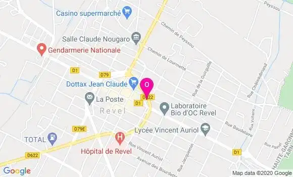 Localisation Mathilde Revel