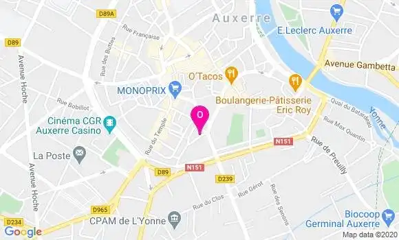 Localisation Virginie Descamps