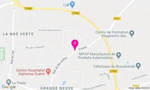 Localisation Jean Damien Zante