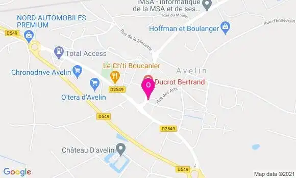 Localisation Pauline Peretti