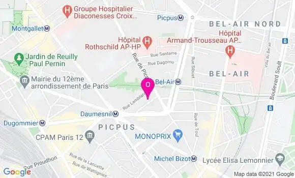 Localisation Adrien Cheula