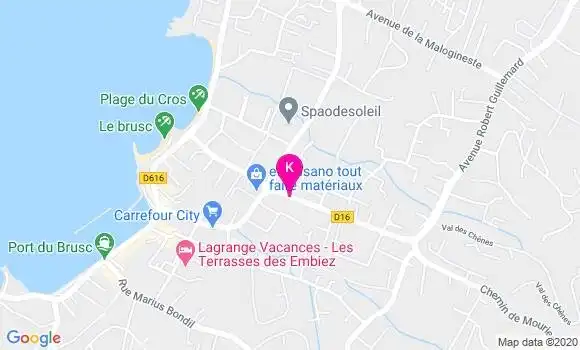 Localisation Louise Nys