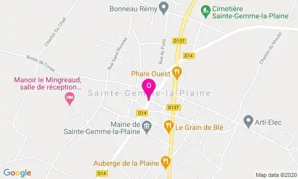 Localisation Helene Gentreau