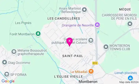 Localisation Roxane Guiraud