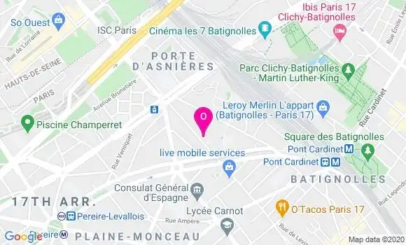 Localisation Priscillia Corchia