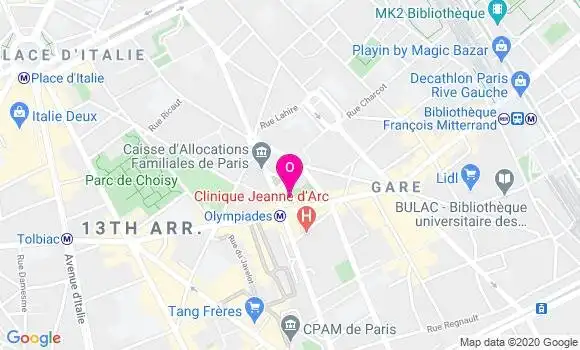 Localisation Nicolas Blaise