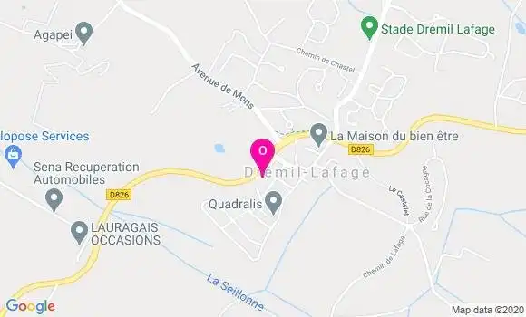 Localisation Alexandre Faurel
