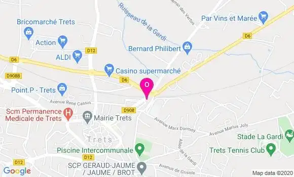Localisation Quentin Gerardin