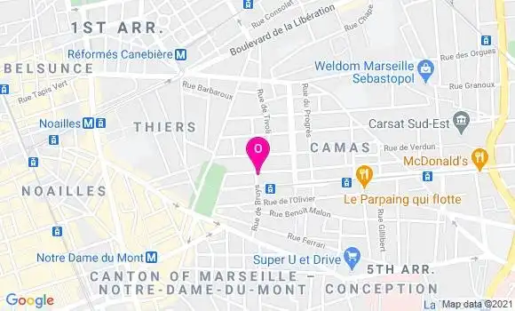 Localisation Mathilde Bertrand