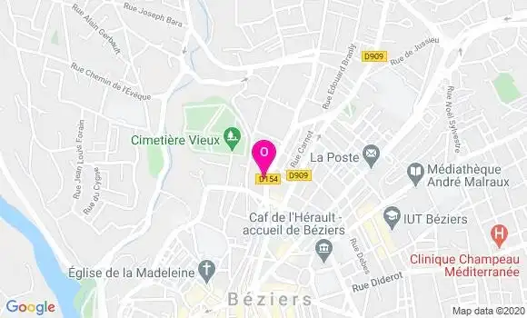 Localisation Mathieu Bayeh