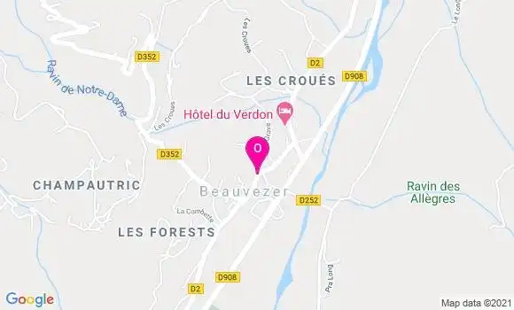 Localisation Gautier Baptista
