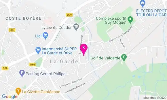 Localisation Jean Pierre Brochery