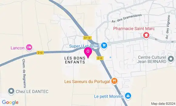 Localisation Coline Cadet