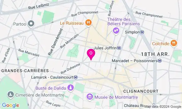 Localisation Agathe Delage