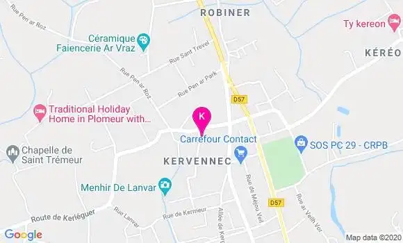 Localisation Yann Coffournic