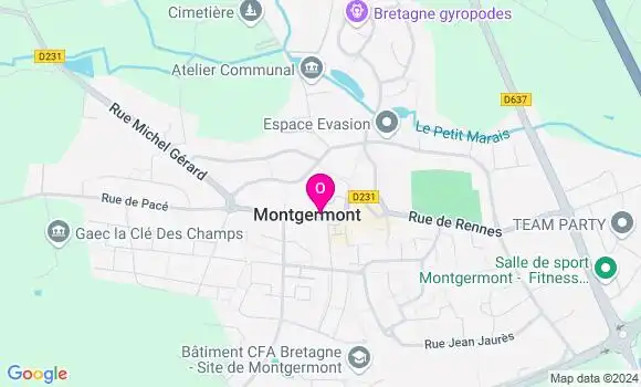 Localisation Mederic De la Bourdonnaye
