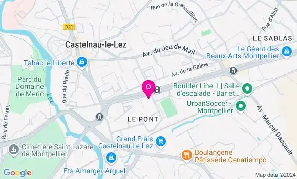Localisation Adrien Rodrigues